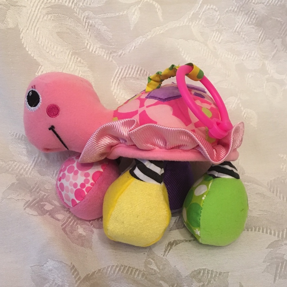 Infantino pink activity turtle for babies